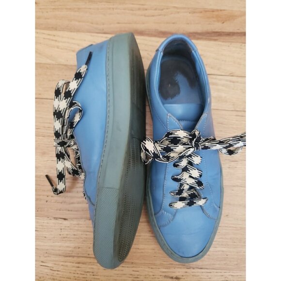 COMMON PROJECTS Sneaker Woman Achilles Low Top Cadet Blue EU Size 36 US 6 - Picture 2 of 13